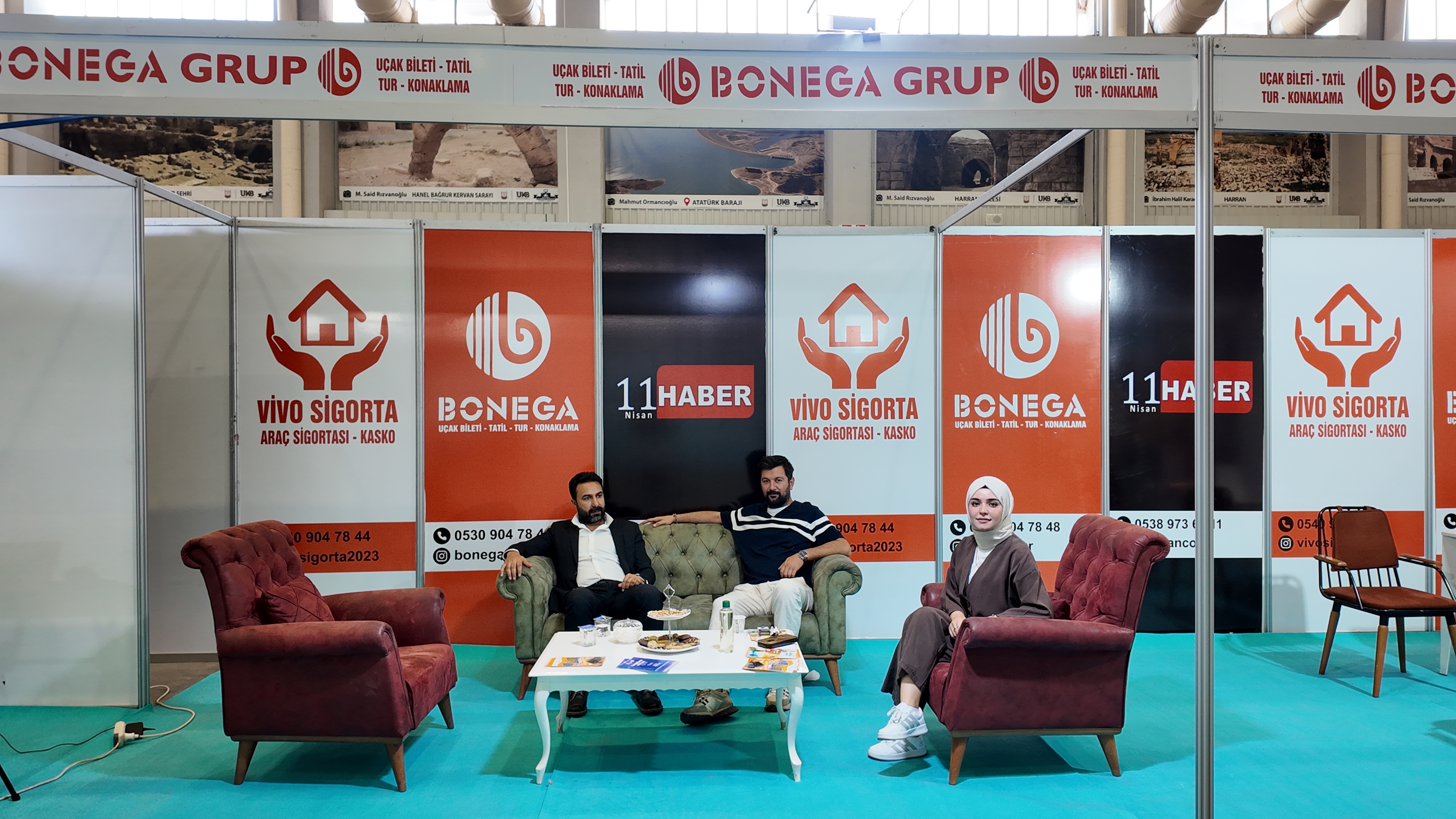 BONEGA TURİZM, ŞANLIURFA GENÇ GİRİŞİMCİLER VE KARİYER GÜNLERİ FUARI’NDA YERİNİ ALDI