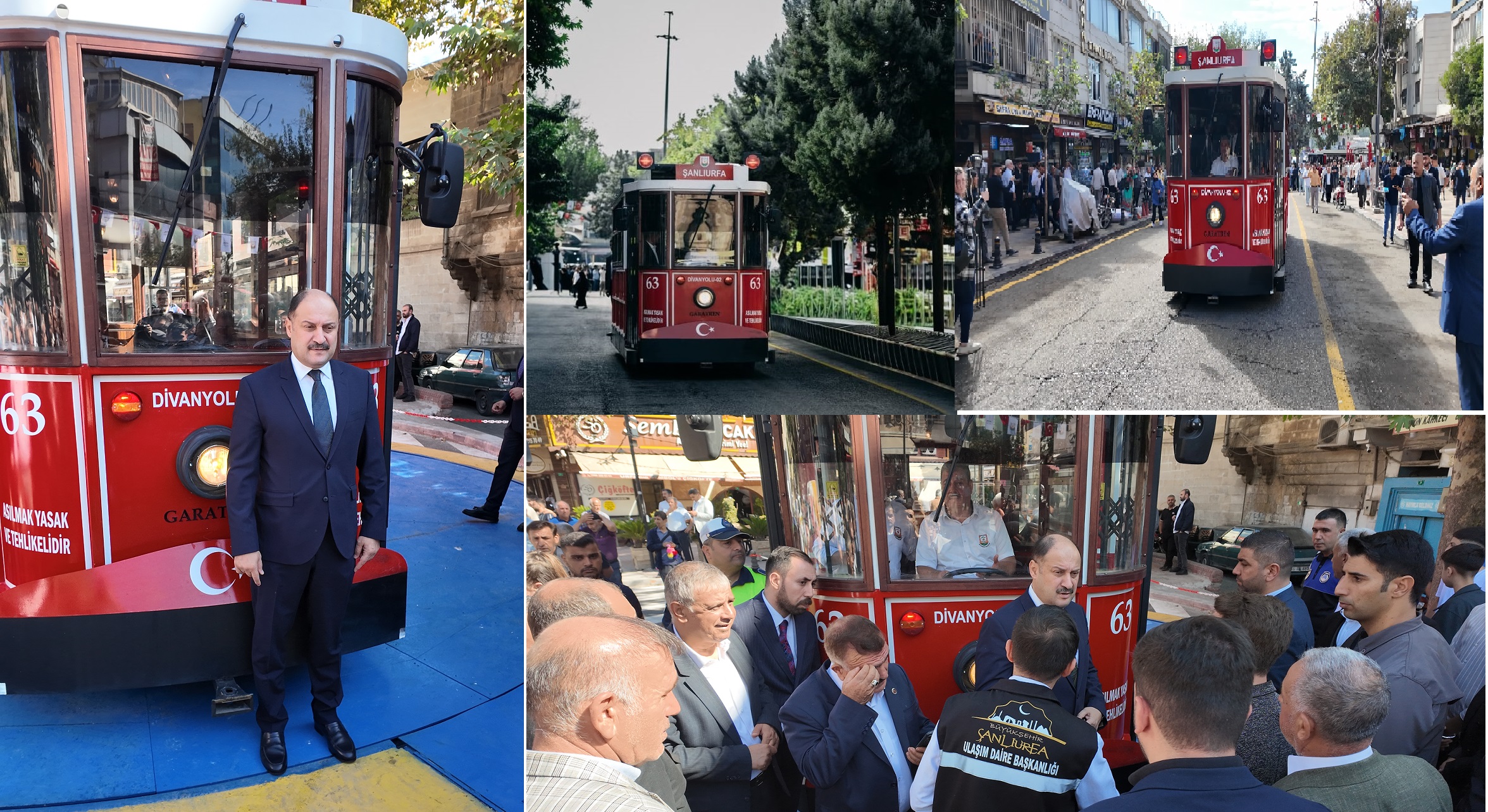 Şanlıurfa’da Nostaljik Tramvay Seferleri Başladı