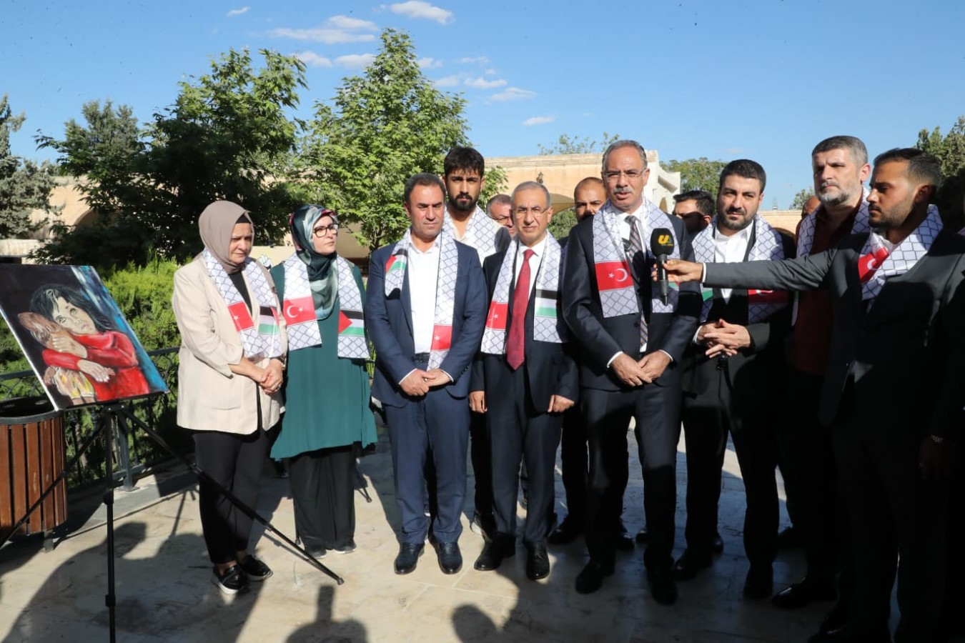 Eyyübiye’de Filistin’e Destek Resim Sergisi