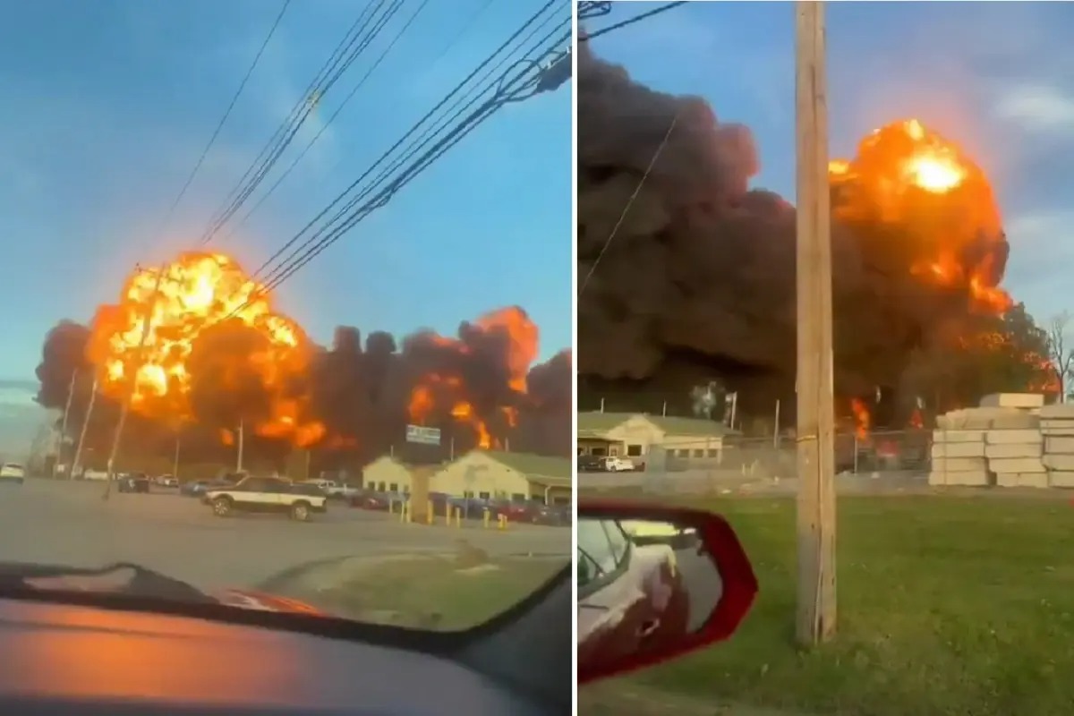 ABD’DE GÖKYÜZÜNDEN FELAKET! KARGO UÇAĞI KALKIŞTAN SONRA DÜŞTÜ