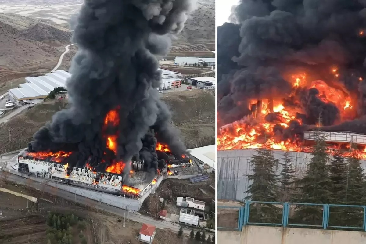 PATLAMA SESLERİ ŞEHRİ İNLETTİ! SANAYİ BÖLGESİNDE KABUS