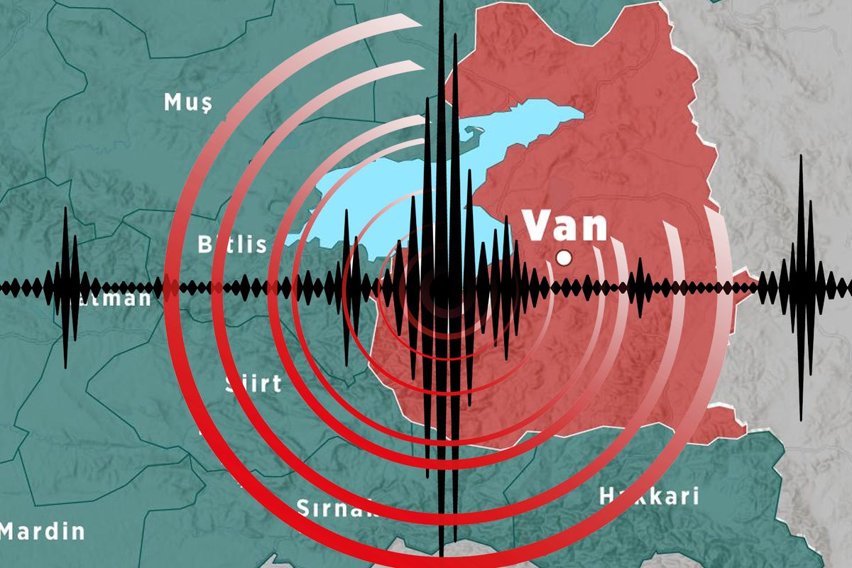 VAN’DA KORKUTAN DEPREM ÇEVRE İLLERDE HİSSEDİLDİ