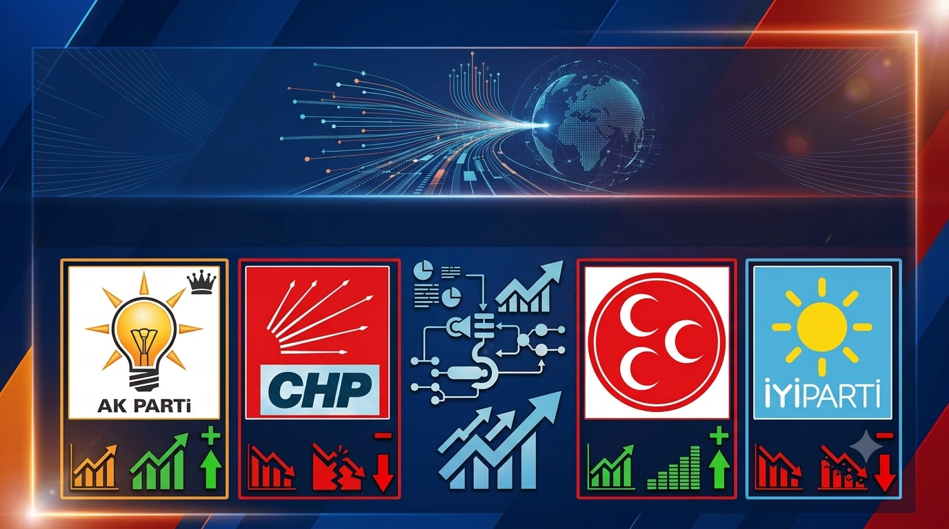 Siyasi Partilerin Üye Sayıları Güncellendi: AK Parti ve Yeniden Refah Yükselişte, CHP Kan Kaybediyor