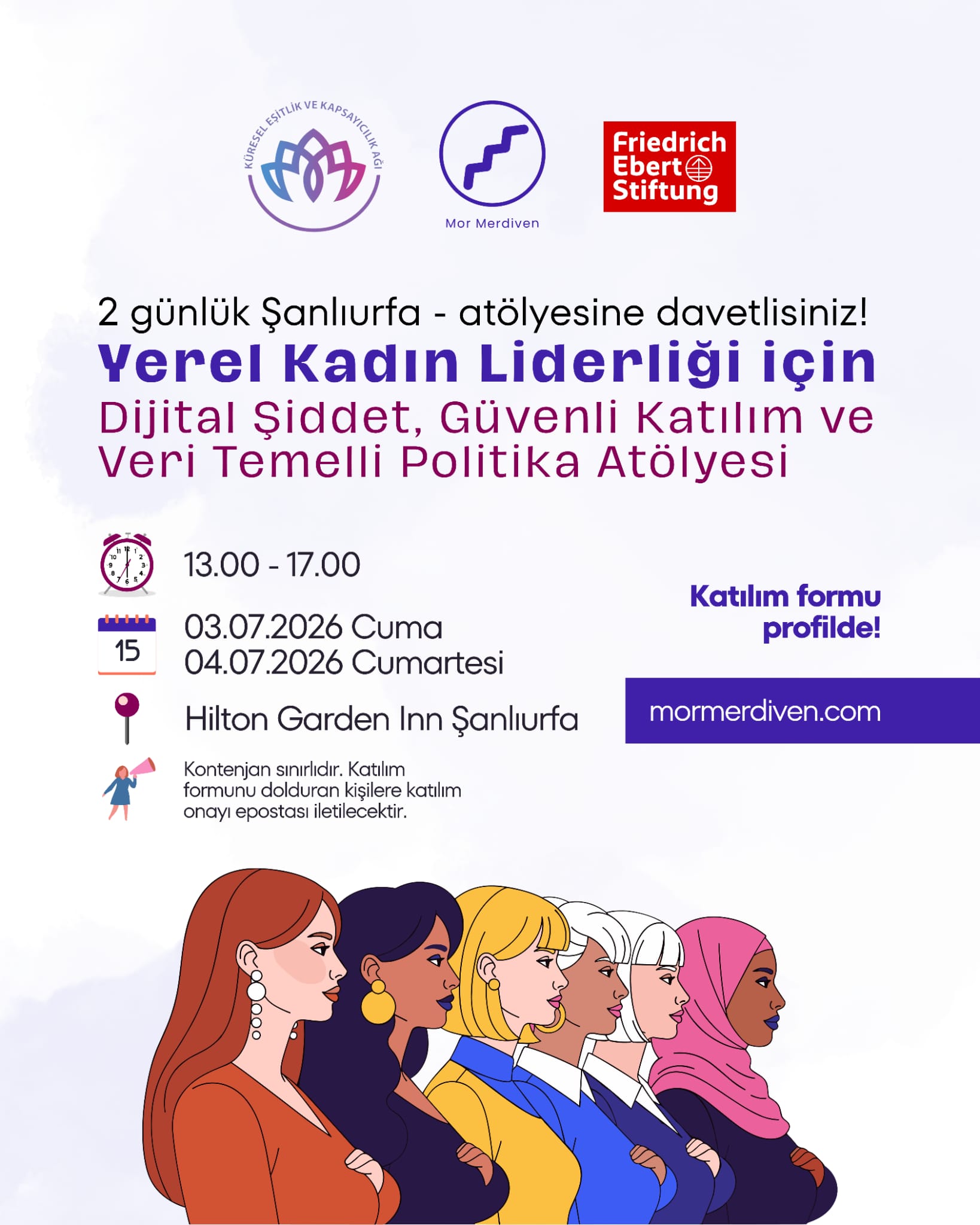 Şanlıurfa’da Yerel Kadın Liderliği İçin Güçlü Başlangıç: Atölyenin İlk Günü Yoğun Katılımla Tamamlandı