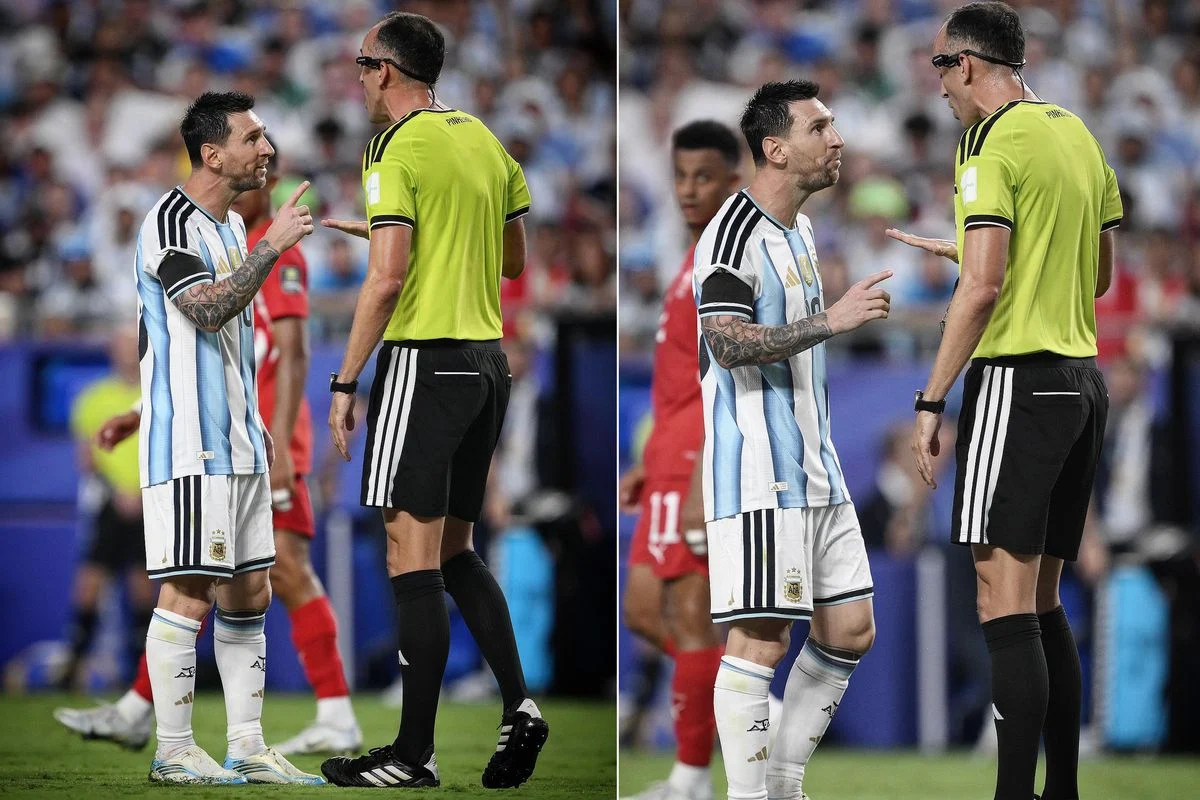 MESSİ'DEN HAKEME SERT TEPKİ! "BENİMLE SAYGILI KONUŞ"