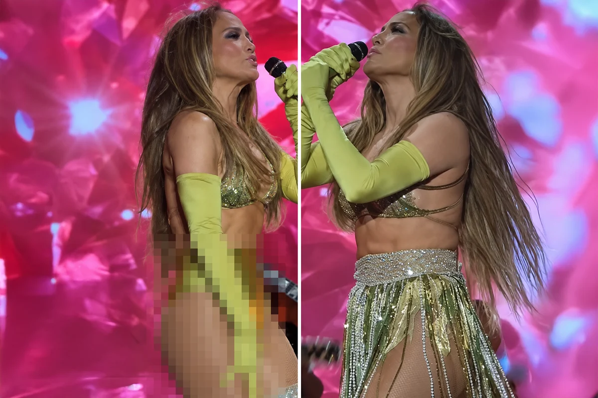 JENNIFER LOPEZ’İN SAHNESİNDE TALİHSİZ ANLAR! ETEĞİ DÜŞÜNCE DANSÇISI YARDIMA KOŞTU