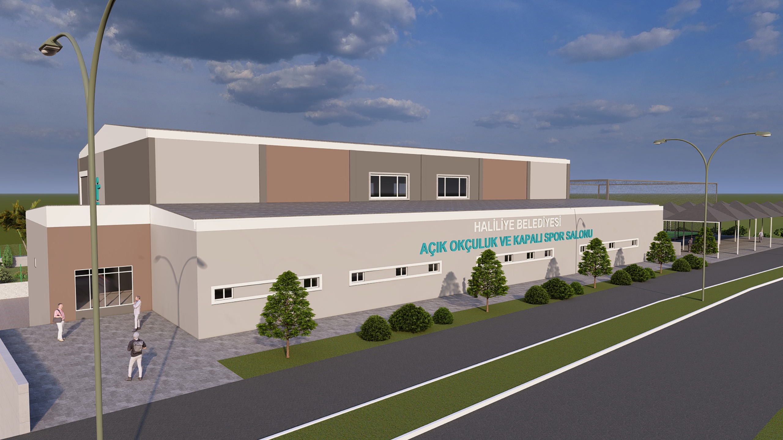 BAŞKAN CANPOLAT’IN KALICI ESERLERİ BİR BİR YÜKSELİYOR! HALİLİYE’YE DEV SPOR TESİSİ