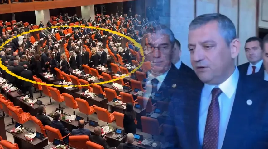 CUMHURBAŞKANI ERDOĞAN KÜRSÜYE ÇIKTI, ÖZEL VE YENİ PARTİLİLER GENEL KURUL’DAN AYRILDI