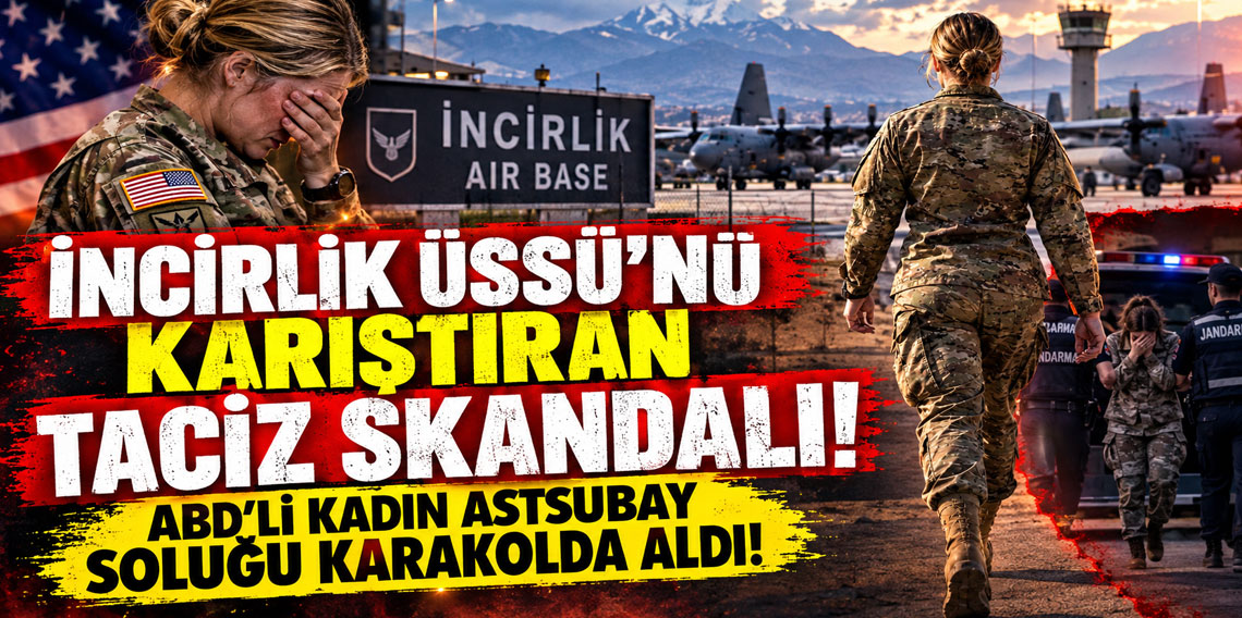 İNCİRLİK ÜSSÜ’NDE TACİZ İDDİASI! ABD’Lİ KADIN ASTSUBAY POLİSE BAŞVURDU