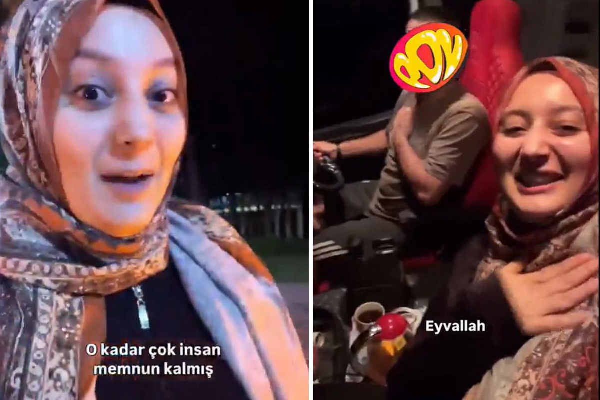 OTOSTOPLA TIR YOLCULUĞU YAPAN BAŞÖRTÜLÜ KADIN TEPKİLERİN ODAĞINDA!