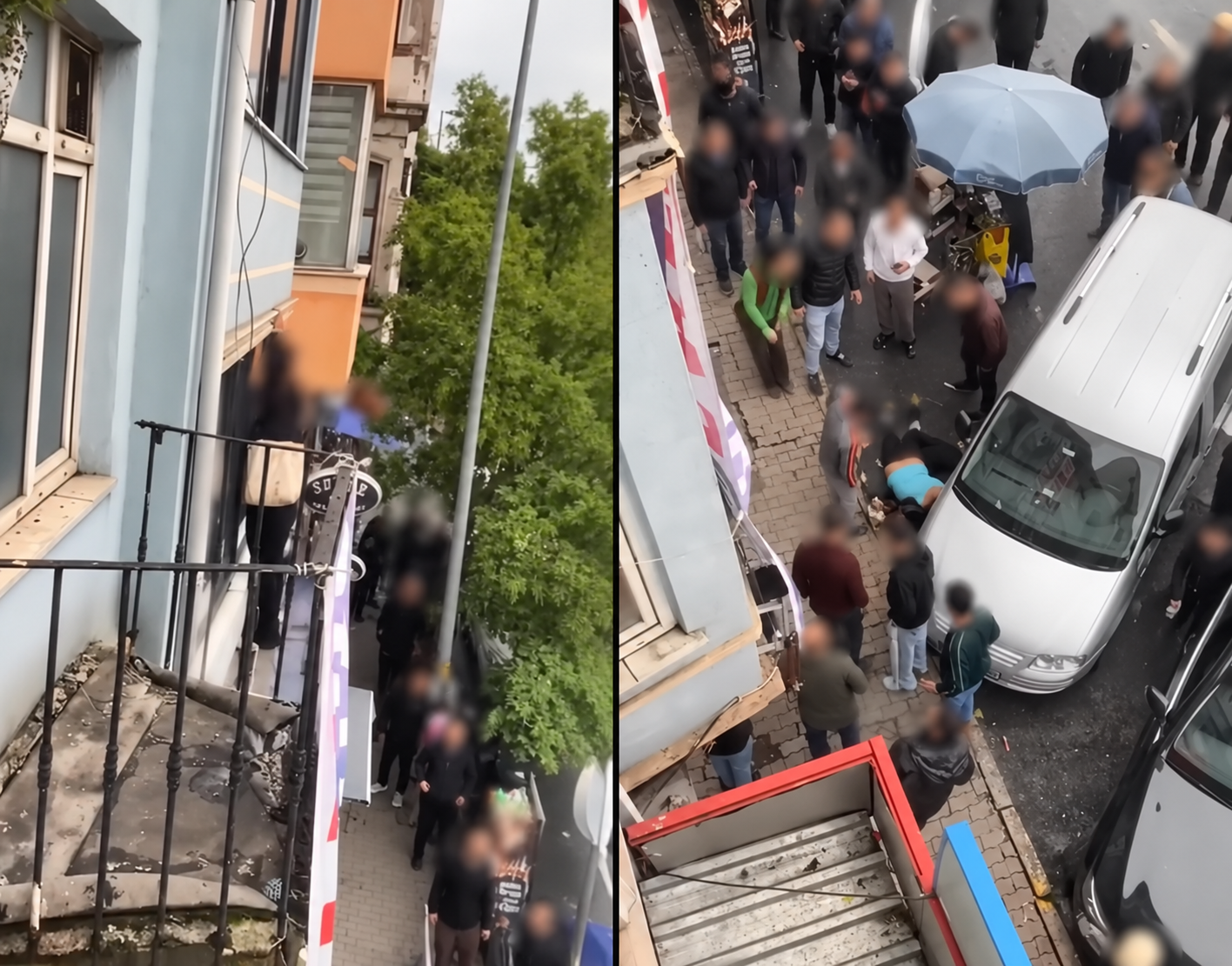 BEYOĞLU'NDA OTELDE DEHŞET DOLU ANLAR! YARDIM ÇIĞLIKLARI ATAN KADIN PENCEREDEN DÜŞTÜ