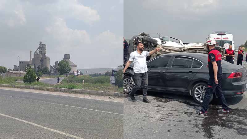 Bozova yolunda kaza! 3 kişi yaralandı