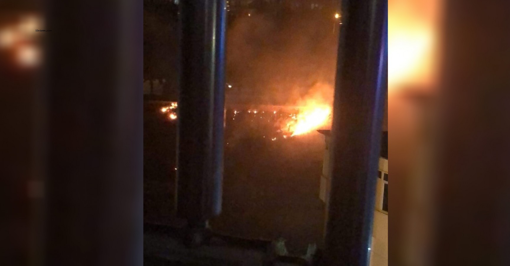 Şanlıurfa'da yangına dakikalarca müdahale edilmedi iddiası!;