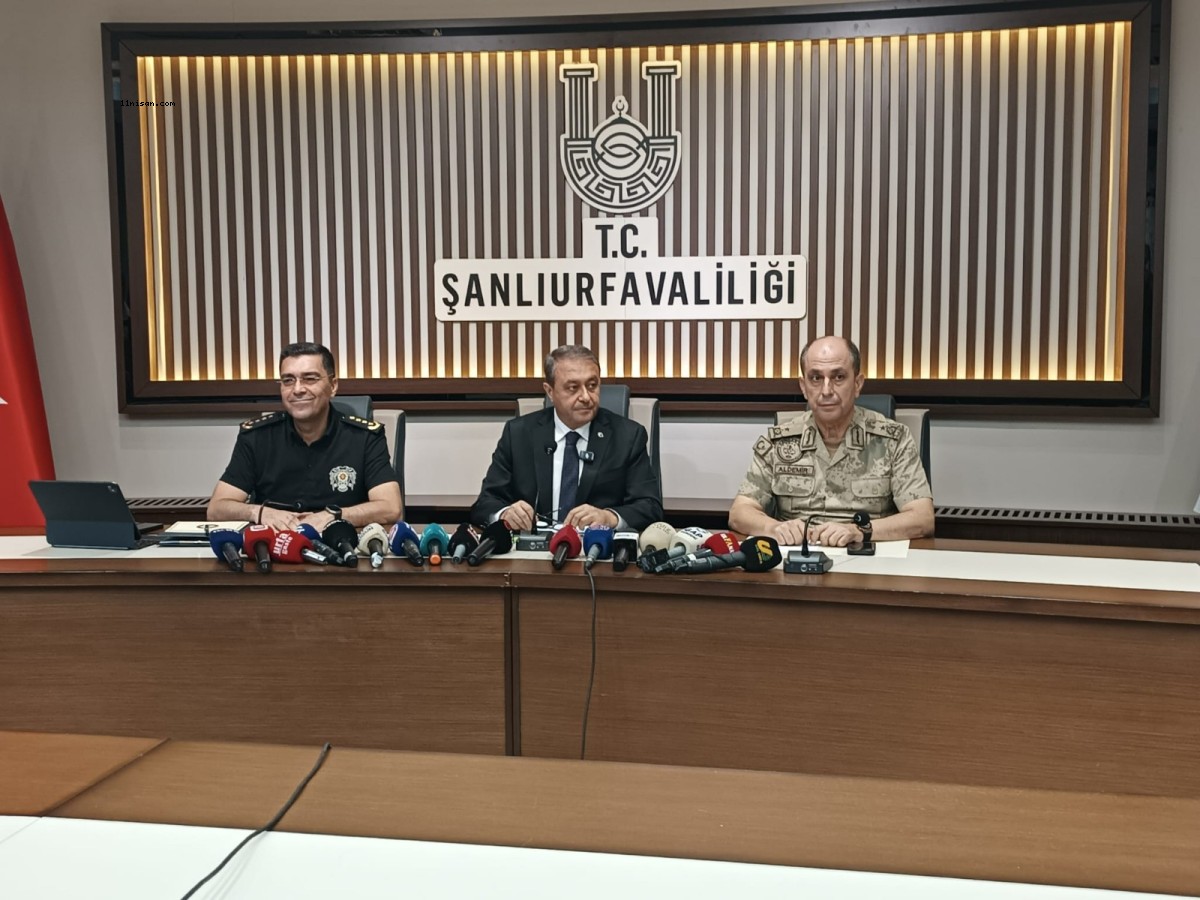 ŞANLIURFA VALİLİĞİ ASAYİŞ VE GÜVENLİK BASIN BİLGİLENDİRME TOPLANTISI;