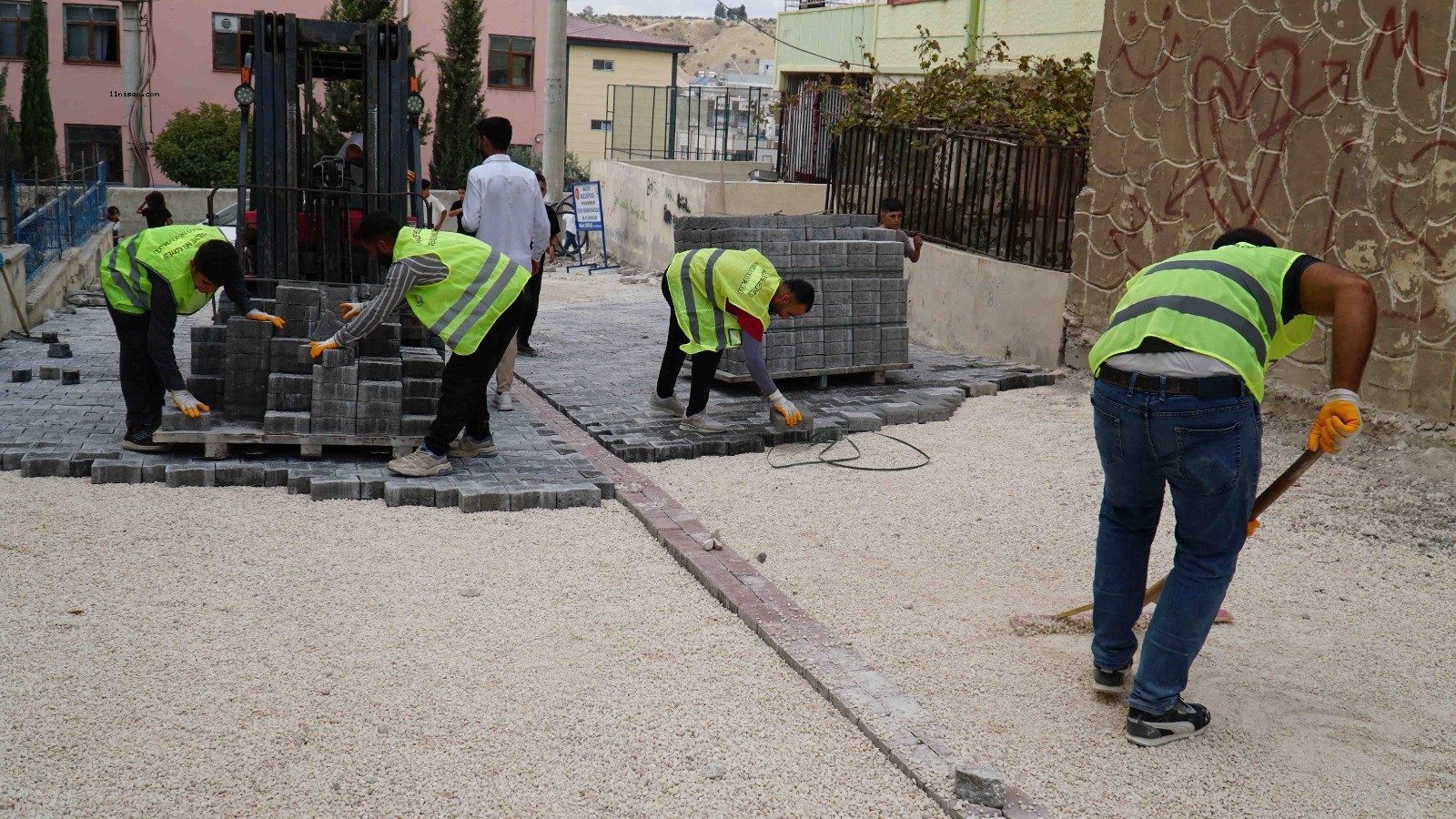 DEVTEYŞTİ VE SÜLEYMANİYE’DE HUMMALI ÜSTYAPI ÇALIŞMASI;