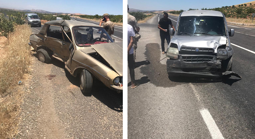 Urfa’da araçlar çarpıştı: 3 yaralı