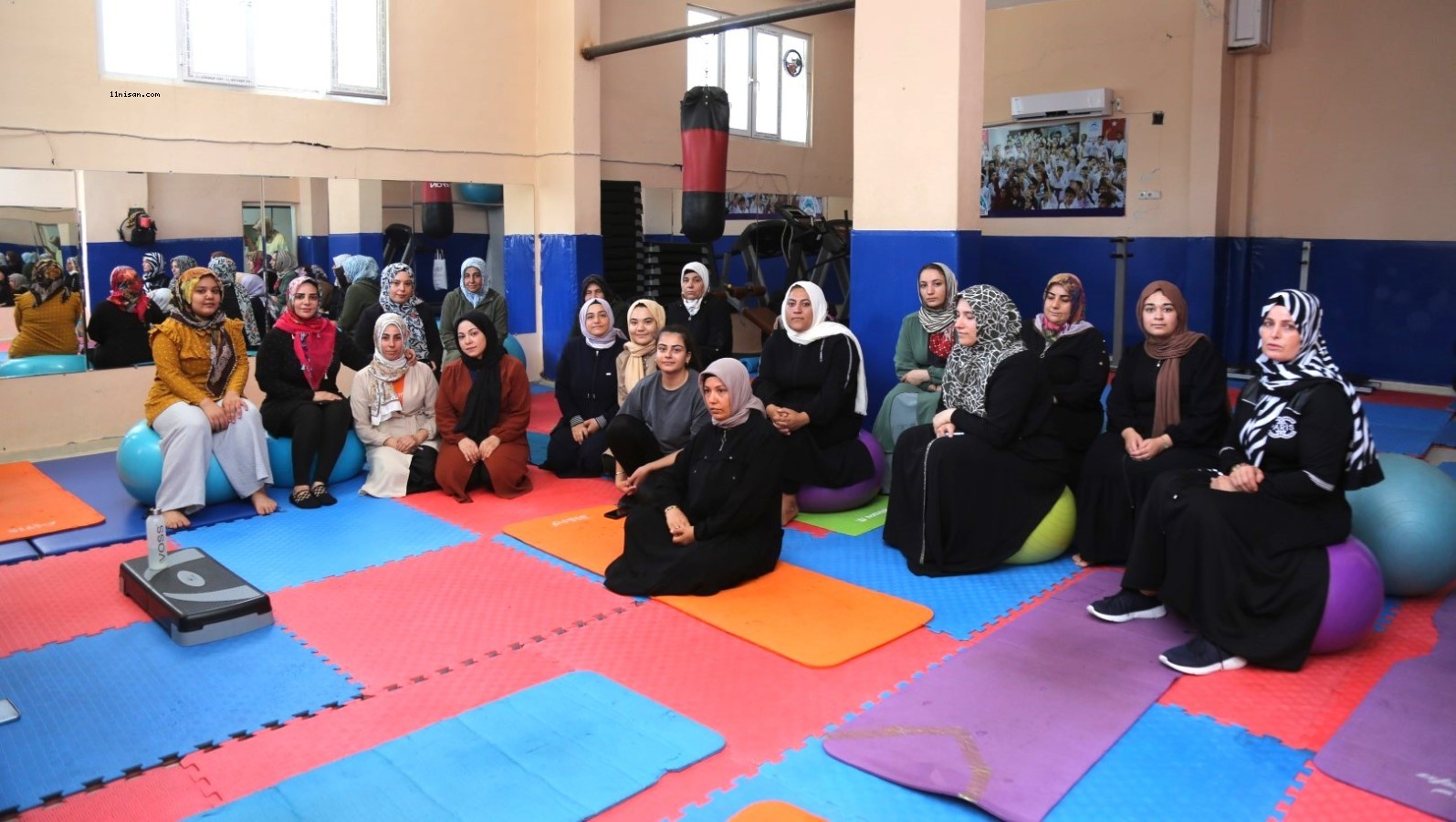 Eyyübiye'de kadınlar için spor salonu hizmeti;