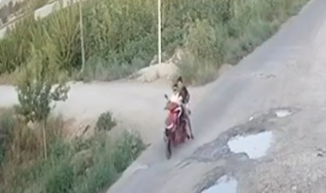 Urfa’da köy yerinde motosiklet hırsızlığı;