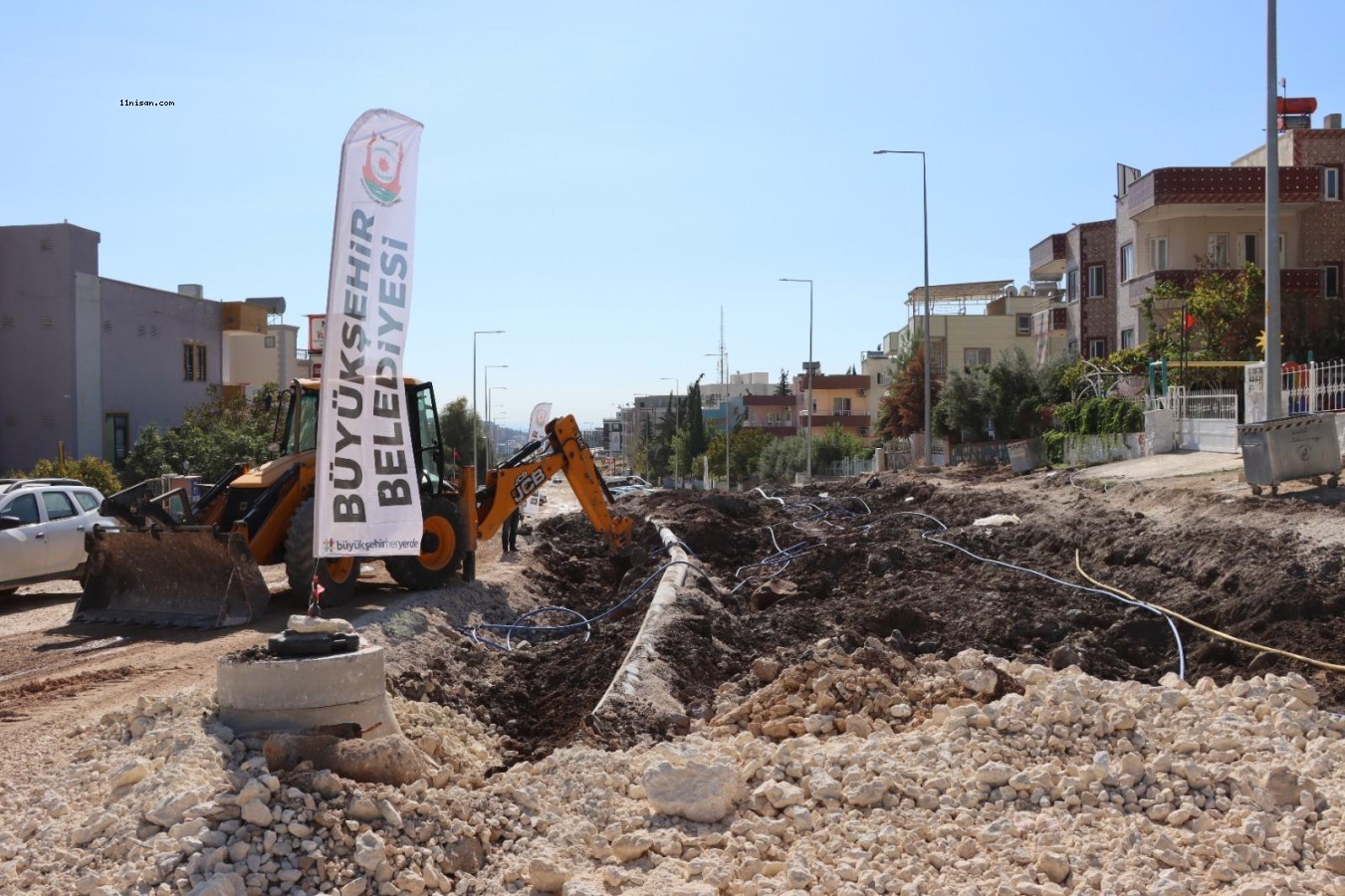 KARAKÖPRÜ’DE YENİ YOL AÇMA ÇALIŞMALARI DEVAM EDİYOR;