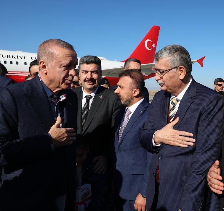 Vekil Güvenç Şanlıurfa’da Erdoğan ile buluştu