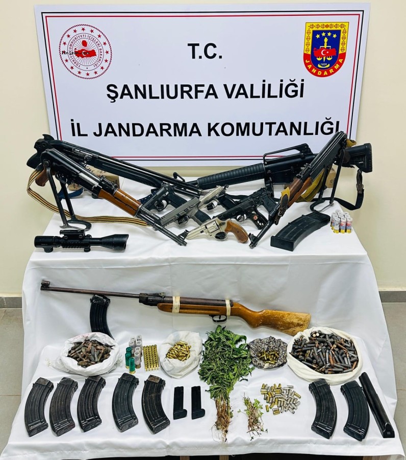 ŞANLIURFA’DA CEPHANELİK GİBİ OPERASYON: KALAŞNİKOF’TAN G3’E, KENEVİRDEN DÜRBÜNE!;