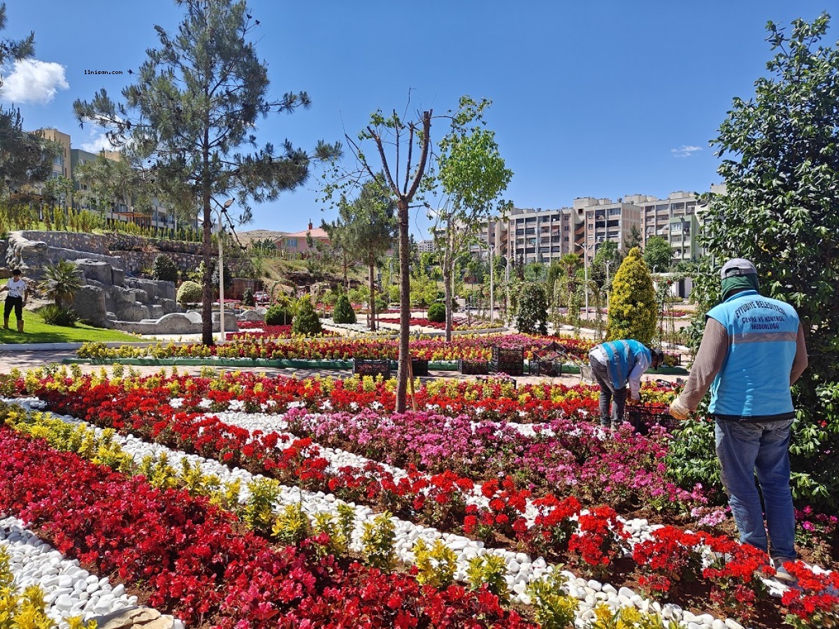 Eyyübiye Belediyesinin botanik parkı açılışa hazırlanıyor;