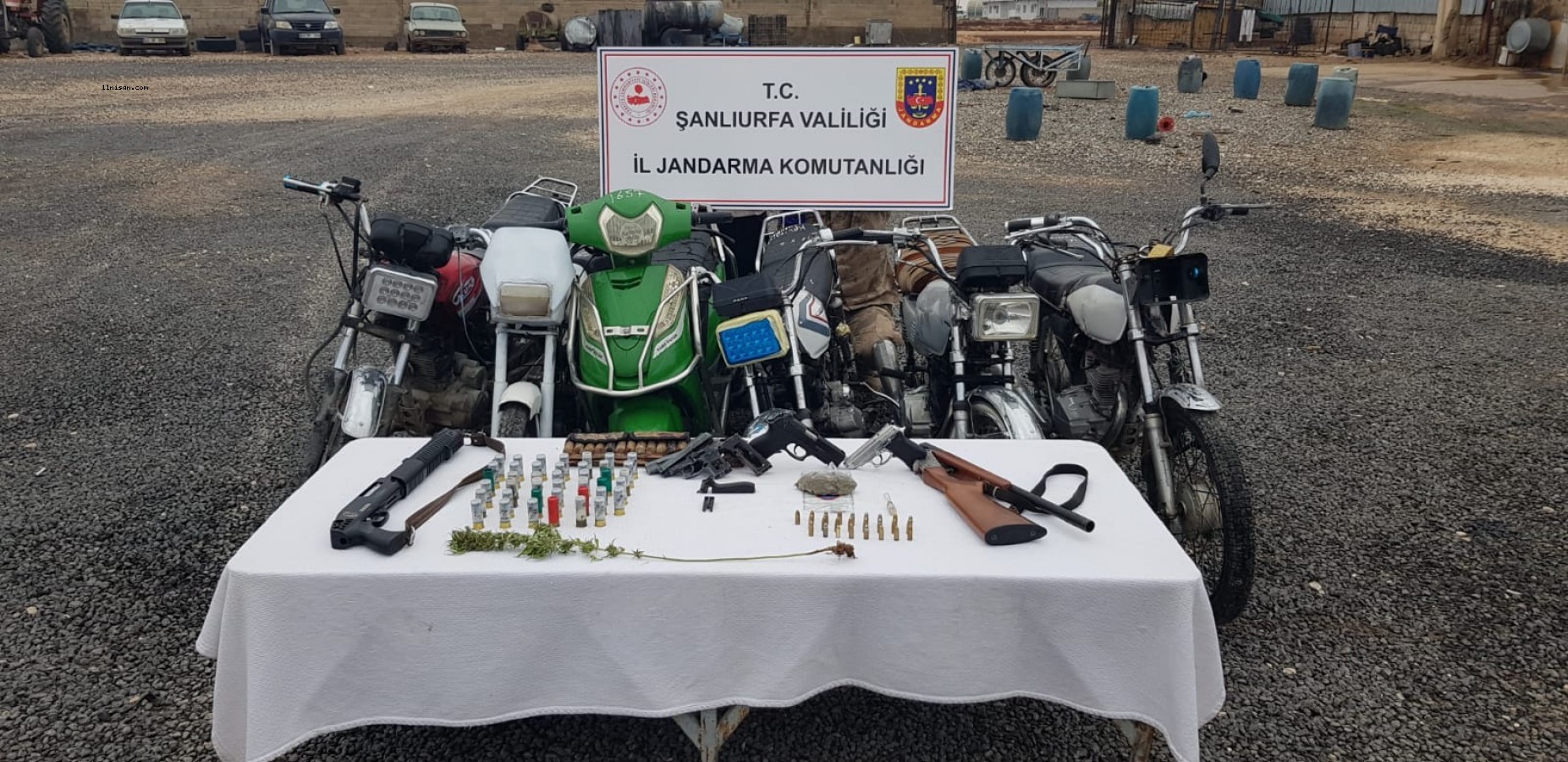 Viranşehir’de 6 çalıntı motosiklet ele geçirildi!;