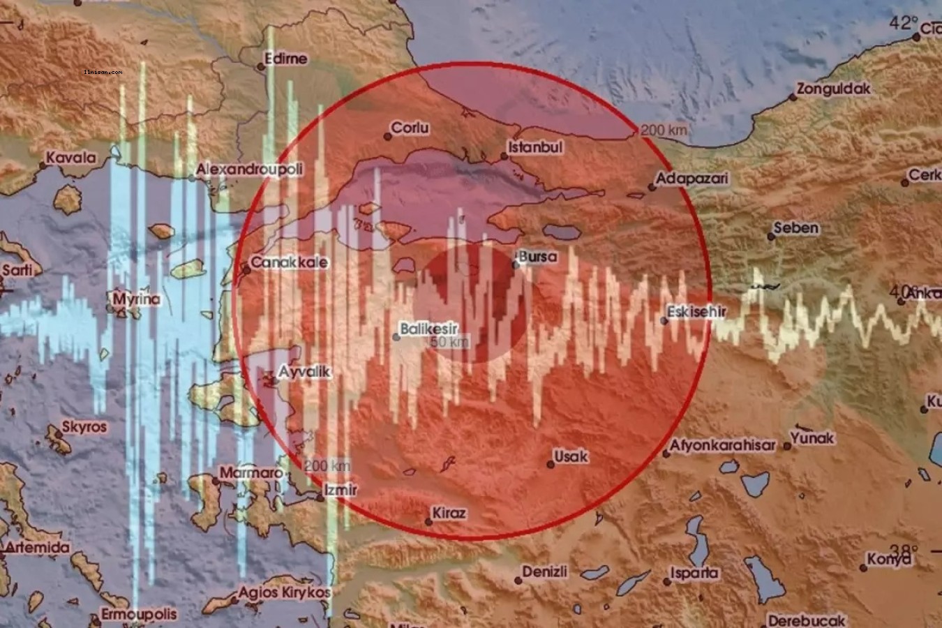 GÜNLERDİR SALANAN KÜYAHYA'DA KORKUTAN DEPREM;