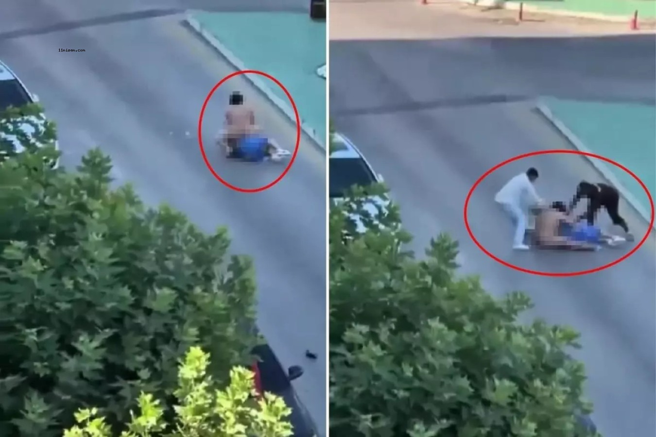 ÇIPLAK HALDE SOKAĞA ÇIKIP, YOLDAN GEÇEN KADINA SALDIRDI;