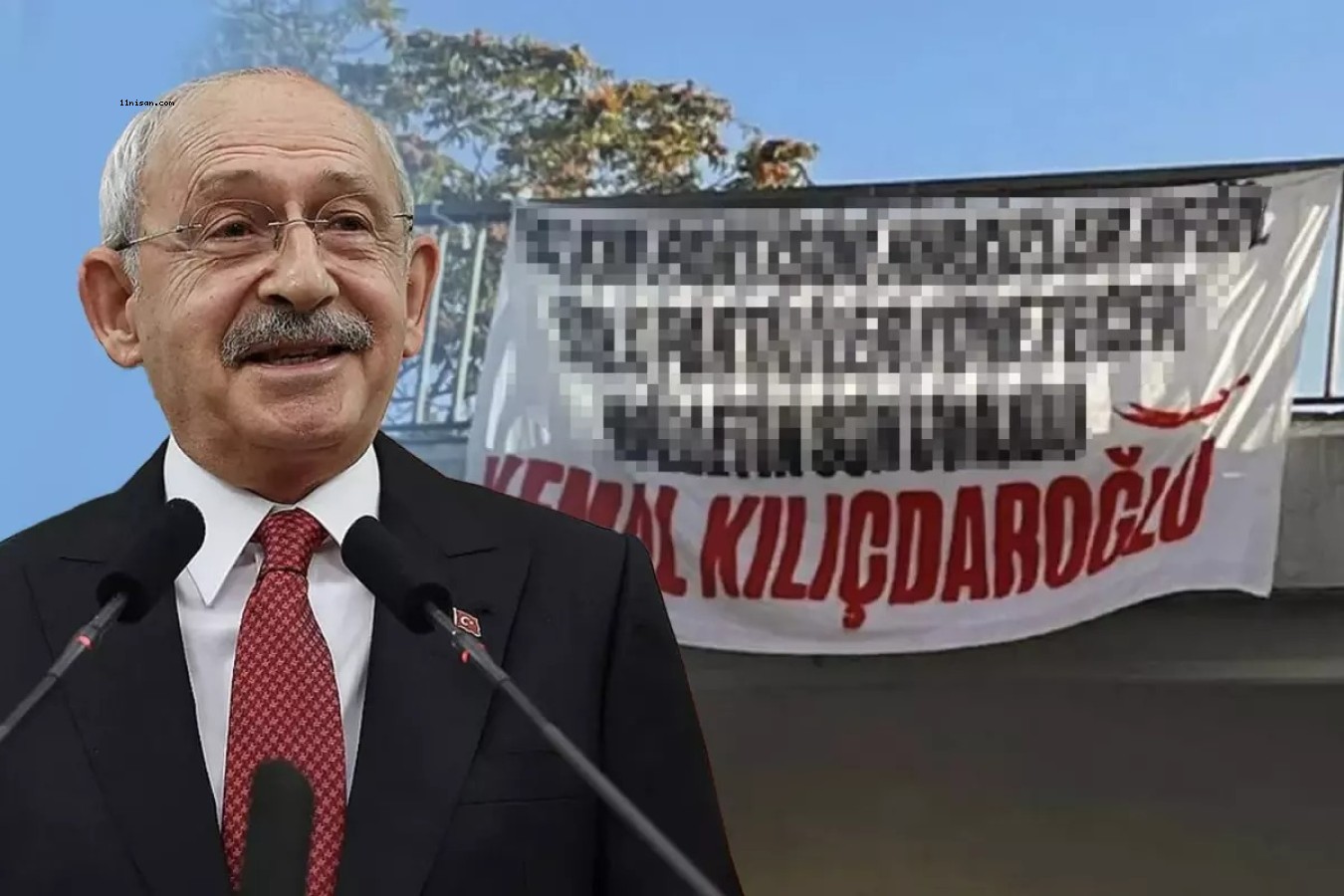 CHP’DE GERİ DÖNÜŞ TARTIŞMALARINI ALEVLENDİREN PANKART: SÖĞÜTLÜÇEŞME’YE ASILDI!;