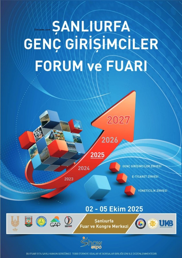 ŞANLIURFA, GENÇ GİRİŞİMCİLER FORUMU VE FUARINA EV SAHİPLİĞİ YAPACAK!;