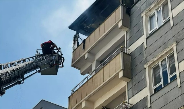 SİVEREK'TE APARTMAN YANGINI
