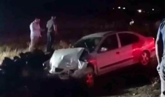 SİVEREK'TE TRAFİK KAZASI: 2 YARALI