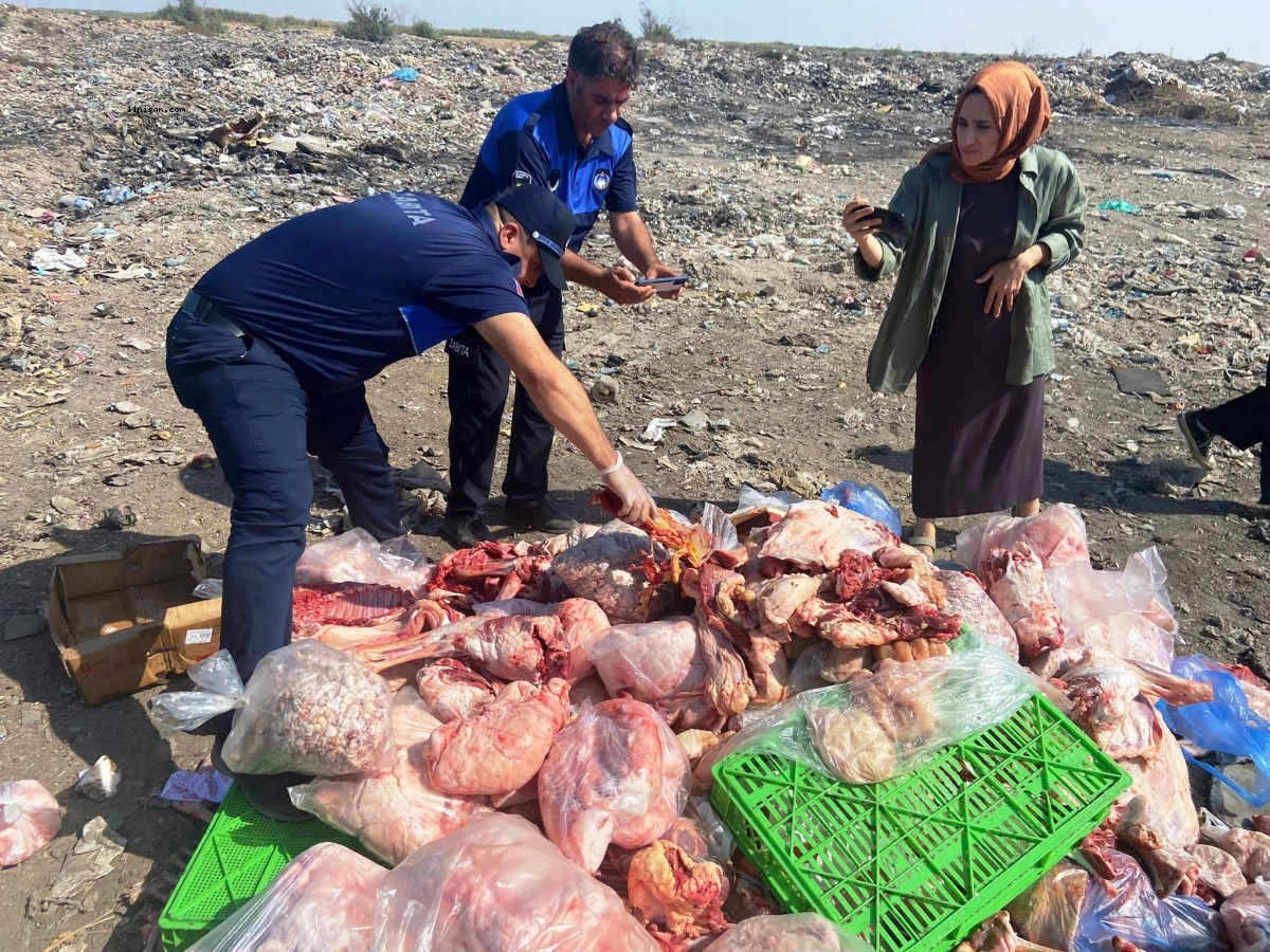 Akçakale'de 600 Kilo Bozuk Et Ele Geçirildi;