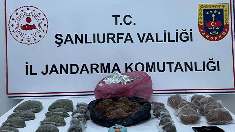 Şanlıurfa’da uyuşturucu operasyonu: 9 gözaltı;