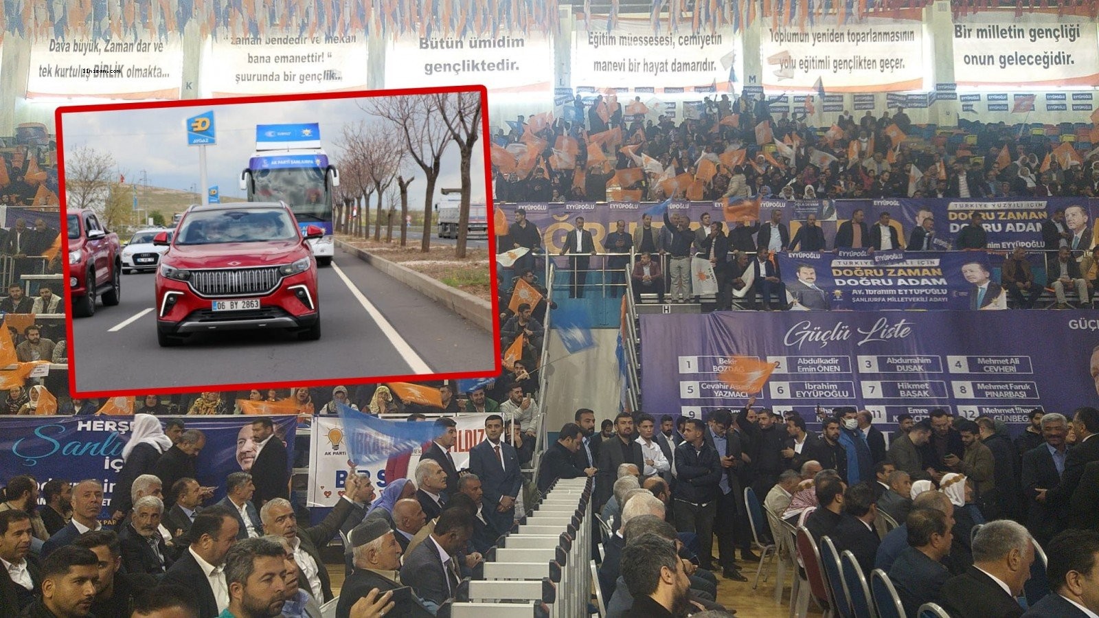 AK Parti'nin Şanlıurfa adayları tanıtılıyor;