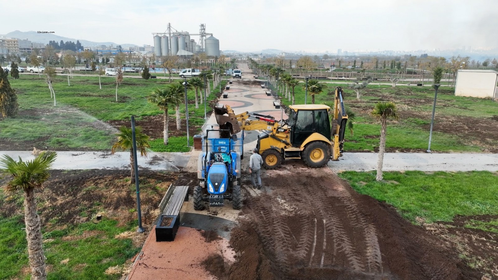 Eyyübiye Millet Bahçesi’nde Kış Bakımı;