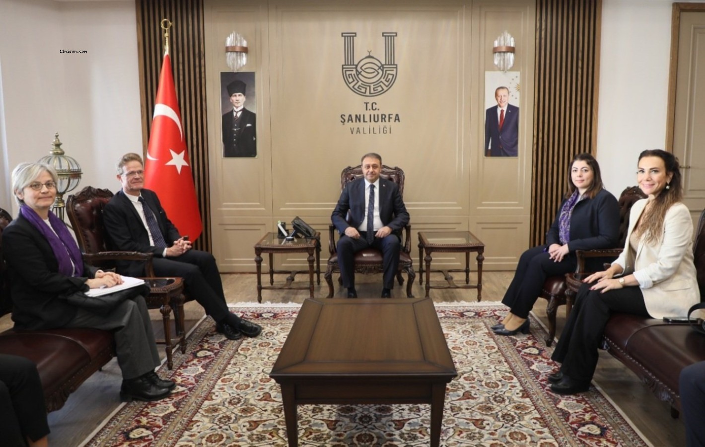 AB Türkiye Delegasyonu Başkanı Landrut’tan Vali Şıldak’a ziyaret;