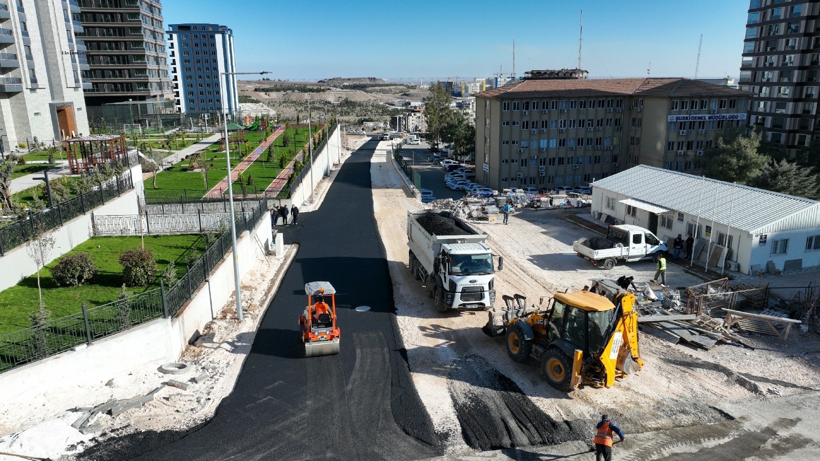 ERTUĞRULGAZİ MAHALLESİ’NDE ASFALT VE YOL ÇALIŞMALARI TAMAMLANDI;