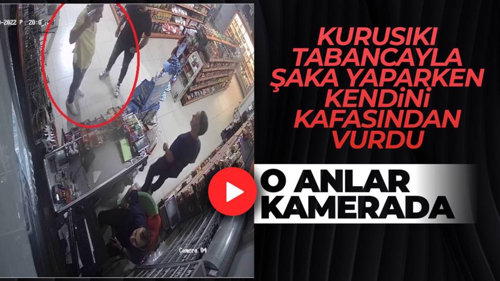 Samsun'da bir kişi şaka amaçlı başına dayadığı tabancayla kendini yaraladı;