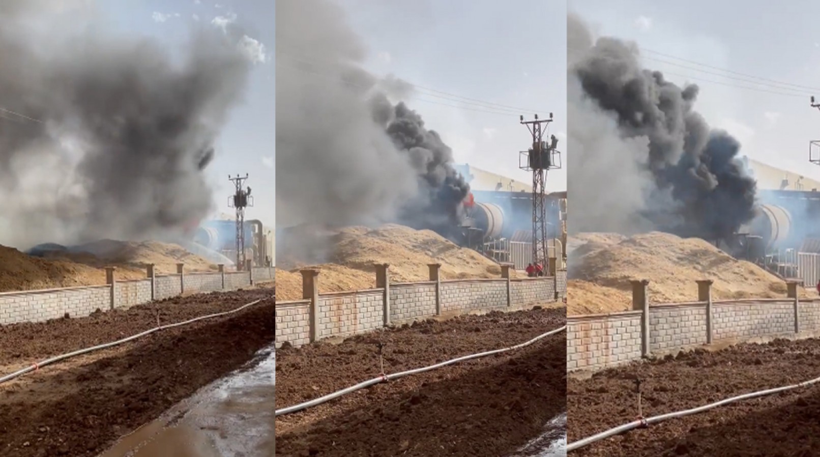 Viranşehir’de fabrika yangını!;