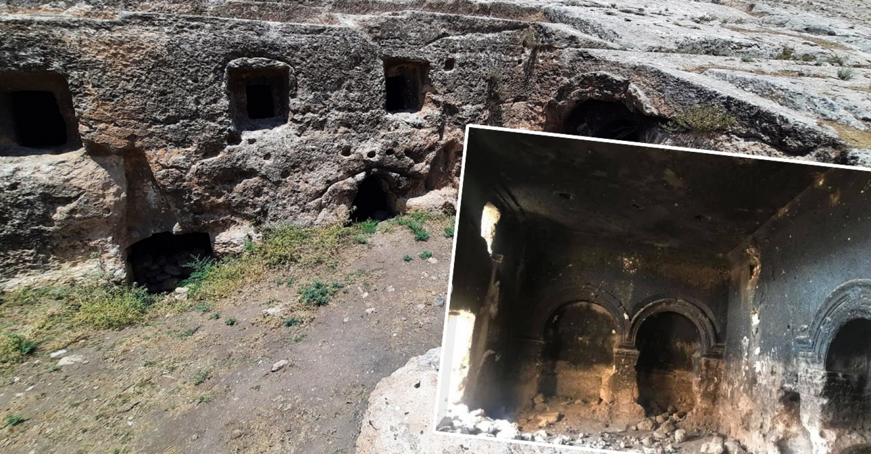 Urfa'da dünyanın ilk manastırında utandıran manzara;