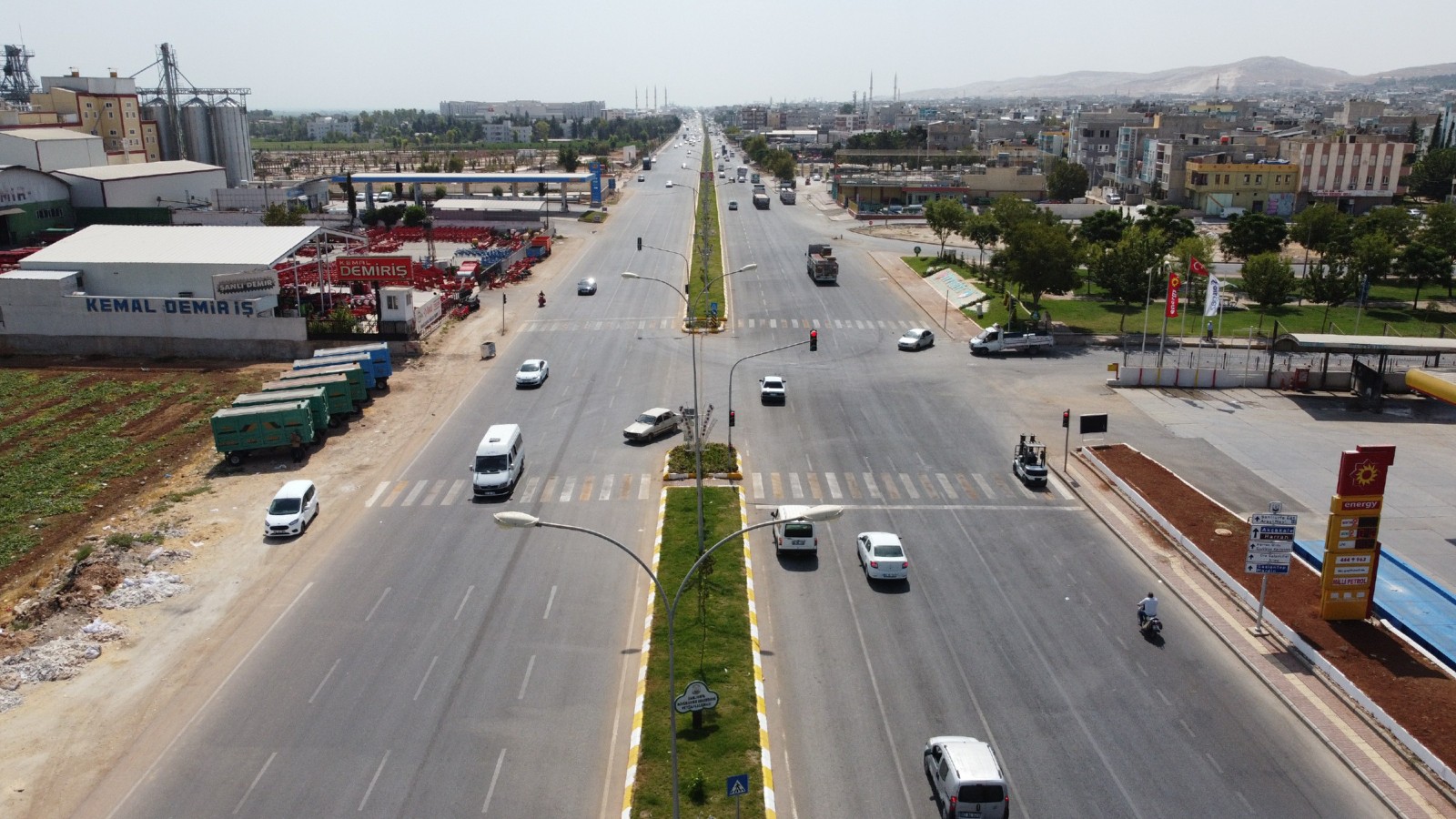 Genişletilen yolda trafik atışı rahatladı;