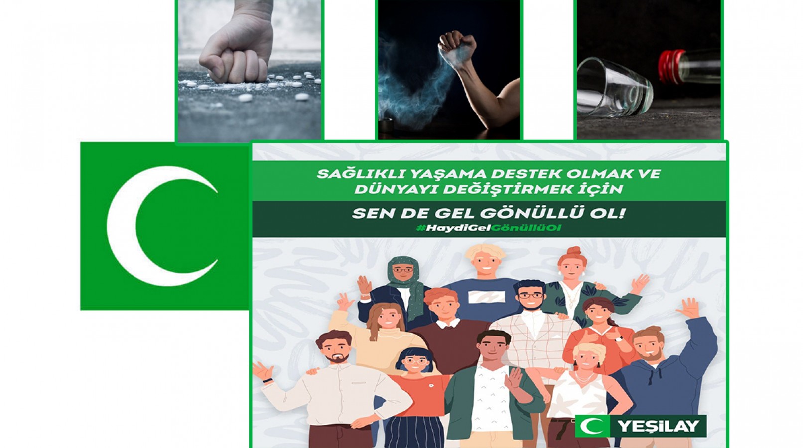 Yeşilay Şanlıurfa Şubesi gönüllülük çalışması başlattı;