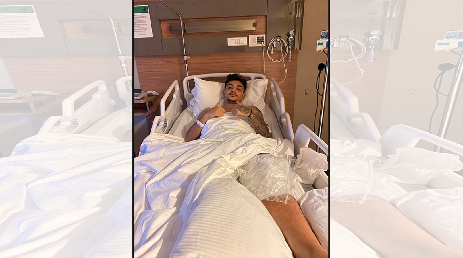 Şanlıurfasporlu futbolcu Alpay Koçaklı dizinden ameliyat oldu;