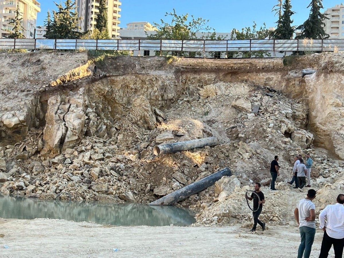 Karaköprü'deki göçükle ilgili teknik rapor tamamlandı;