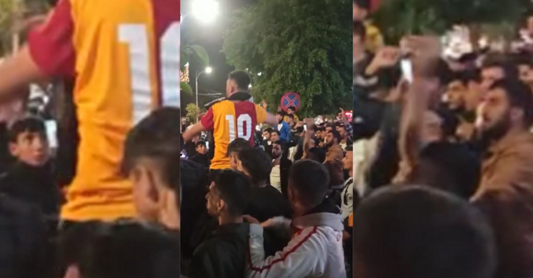 Urfa'da GS'li taraftarlar sokağa döküldü;