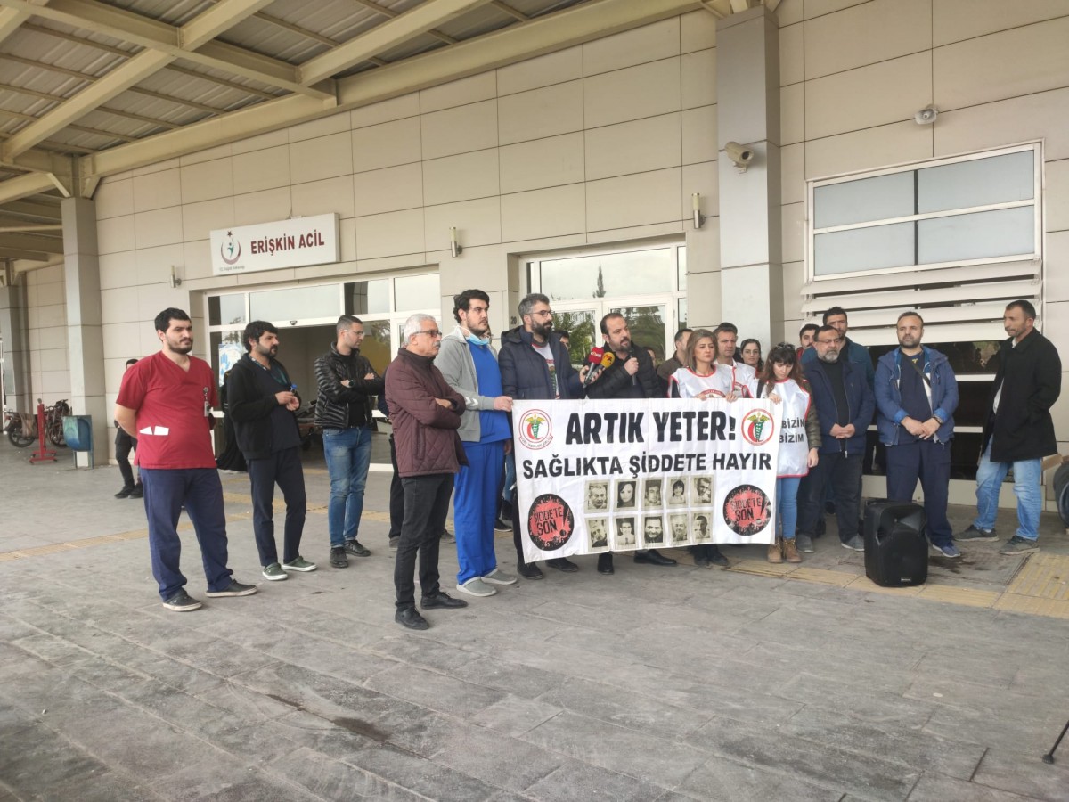 Şanlıurfa Tabip Odası hastanede doktorun darp edilmesine tepki gösterdi;