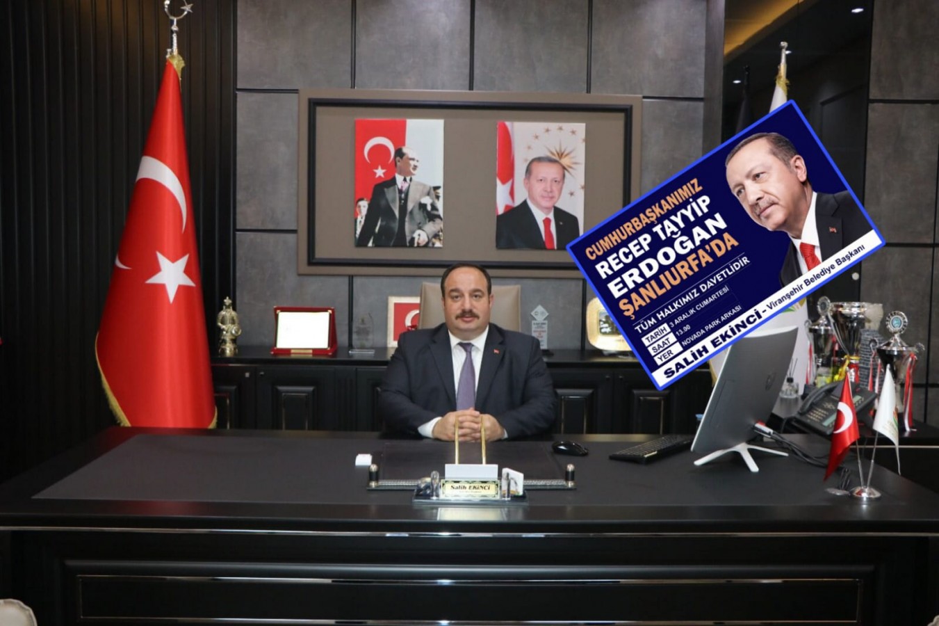 Ekinci’den Cumhurbaşkanı Erdoğan’ın Şanlıurfa programına davet;