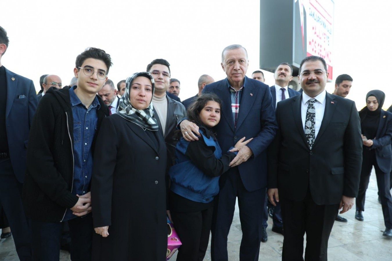 Başkan Canpolat, kültür merkezinde Cumhurbaşkanı Erdoğan’ı karşıladı;